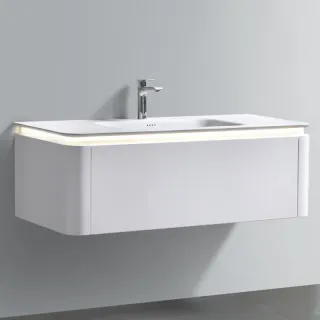 Мебель B&W U925.1200 основной шкаф, Unihopper, Corian раковина-столешница / LED light (1200x520x400)