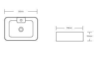 Раковина Cerutti SPA CR0097 51см белый