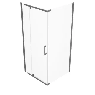 Душевой уголок Triton Терра-Графит Щ0000073938 90x90 см профиль графит стекло прозрачное