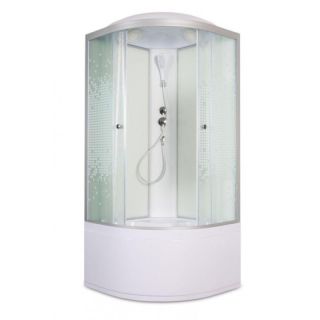 Душевая кабина Deto L 990 с гм. и эл. 90х90х215 см