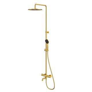Душевая стойка термостатическая WHITECROSS Y Y1234BASICGLB брашированное золото