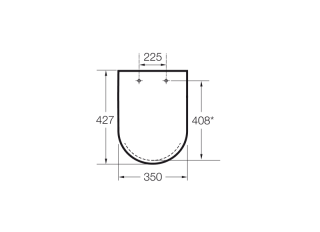 Крышка для унитаза Roca Gap rimless 801732004 с микролифтом