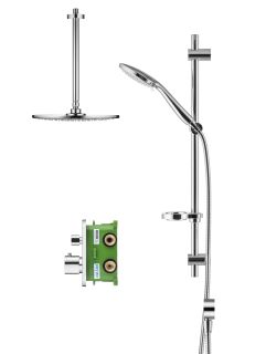 Душевой комплект Swedbe Platta 5557 с термостатом хром