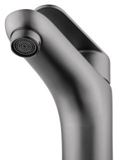 Смеситель для раковины Wonzon & Woghand Alfa WW-A40202-BGG тёмный графит