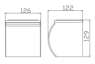 Держатель для туалетной бумаги Haiba HB502 хром