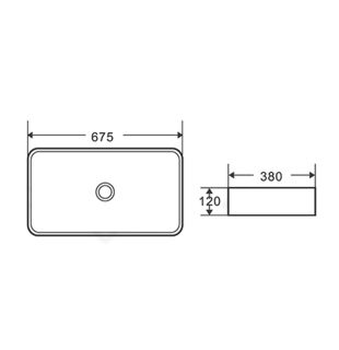 Раковина Point Омега PN43904 белая 67.5 см