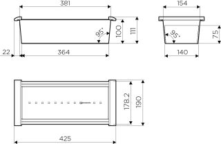 Omoikiri CO-02-PVD-LG
