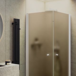 Душевой уголок MaybahGlass MGY-1298-1 80x80см белый