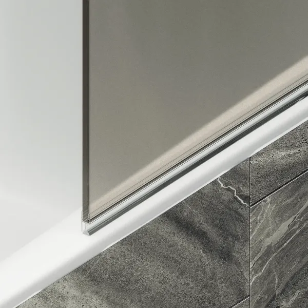 Шторка на ванну MaybahGlass MGV-625-1 80см белый