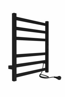 Полотенцесушитель электрический Indigo Oktava Slim 3 LСLOKS3E60-50BRRt 60x50 см чёрный муар