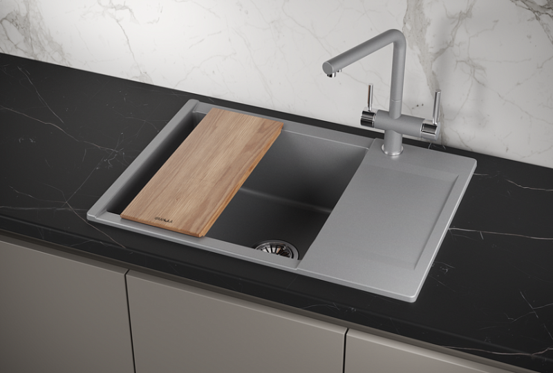 Мойка кухонная Granula 7003, АЛЮМИНИУМ