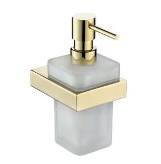 Настенный дозатор для жидкого мыло Grocenberg AC0028 (Золото глянец)
