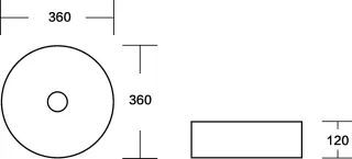 Раковина Milleau Nuage MU7044A-MB черный