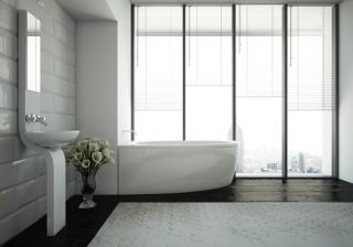 Акриловая ванна АКВАТЕК EFVADL160 Дива 160x90 см левая