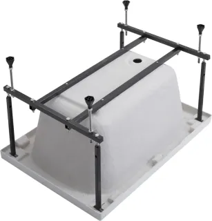 Акриловая ванна Aquanet Seed 347170 100x70 см с каркасом и фронтальной панелью