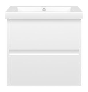 Подвесная тумба под раковину Misty Алиса 58см белый