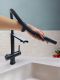 Смеситель для кухни с гибким изливом AltroBagno Flusso 050204 NeOp 	черный матовый