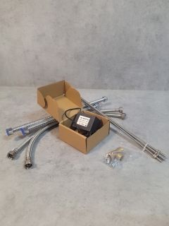 Душевая система с термостатом AltroBagno Metropoli 040401 NeOp черный матовый