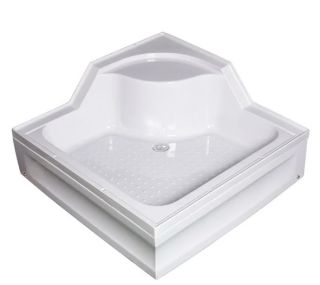 Поддон душевой RIVER  90/40 S квадратный 900*900*400