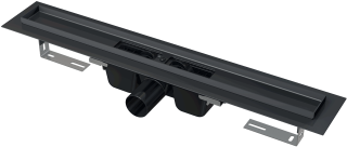 Душевой лоток AlcaPlast чёрный матовый 300мм APZ1BLACK-300