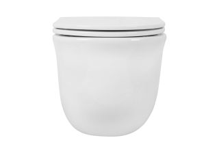 Унитаз подвесной Aquatek Классик AQ1112T-00 безободковый смыв торнадо белый