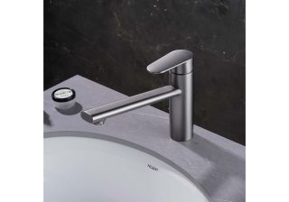 Смеситель для кухни Aquatek Ника AQ1880BGM оружейная сталь