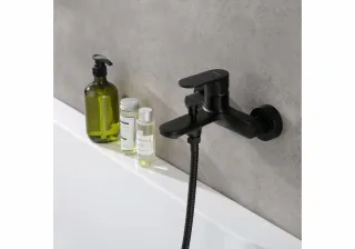 Смеситель для ванны Aquatek Альфа AQ1940MB чёрный матовый