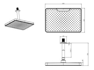 Душевой комплект Aquatek Вега AQ1075MB чёрный матовый