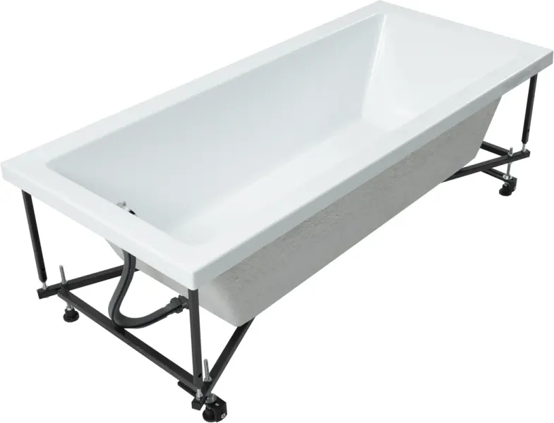 Акриловая ванна Aquanet Grace 347879 180x80 см с каркасом с фронтальной и боковой панелями