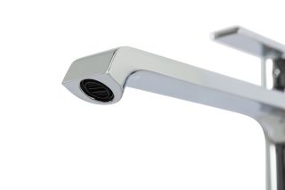 Смеситель для накладной раковины без донного клапана BelBagno AURORA-LMC-CRM-W0