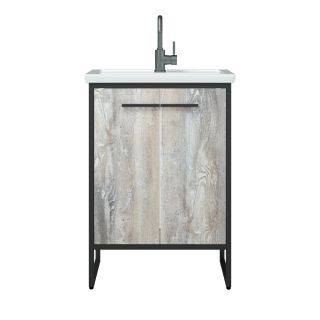 Тумба под раковину Corozo Айрон 70см антик/чёрный SD-00000343