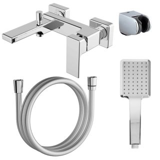 Смеситель для ванны и душа Azario BLAKE AZ-VBT238205C  с ручным душем