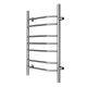 Полотенцесушитель водяной AZARIO RAVENNA AZ07558 500/800 7 секций, боковое подключение, 1, хром
