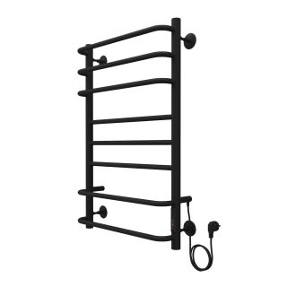 Полотенцесушитель электрический AZARIO MILAN AZ90858B 500/800 8 секций, диммер справа, черный