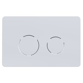 Кнопка смыва AZARIO KAPRIS AZ-8200-0085/AZ-P57-0130 двойная, круглая, цвет белый