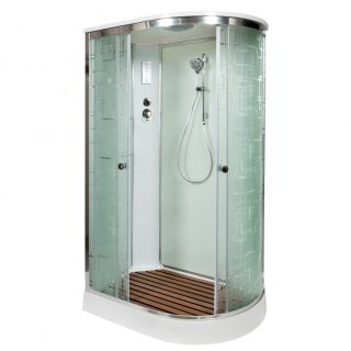 Душевая кабина Deto ЕМ1511 L с электрикой (эл.) 110х80х220 см