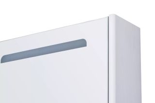 Зеркальный шкаф Акватон Сильва 50см дуб полярный 1A215502SIW7L