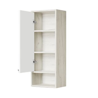 Шкаф Акватон Флай левый белый/дуб крафт 1A237903FAX1L