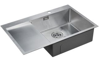 Мойка кухонная Paulmark Elde PM807851-BSR правая брашированная нержавеющая сталь