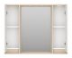 Зеркальный шкаф с подсветкой Brevita Balaton BAL-04100-03-01 100см белый/бежевый