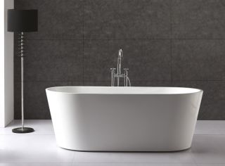 Акриловая ванна BelBagno отдельностоящая, белая BB202-1600-800