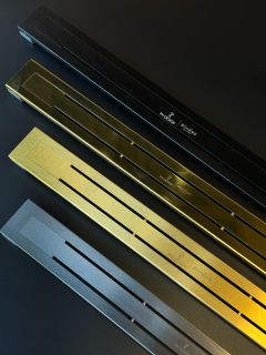 Душевой лоток Boheme Premium Trendy 983-60-GM 60 см оружейная сталь