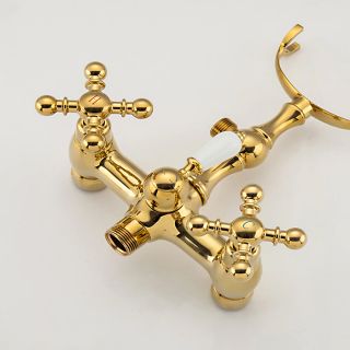 Смеситель для ванны Gappo G3289-6 золото