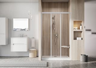 Душевая дверь Ravak Supernova ASDP3-120 00VG0102Z1 Transparent профиль белый