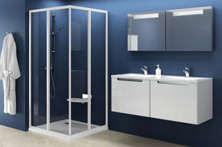 Душевая дверь Ravak Supernova SRV2-100-S 14VA0102Z1 Transparent профиль белый