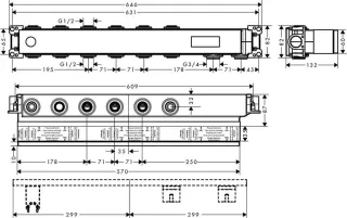 Смеситель для душа Hansgrohe RainSelect 15382670S черный