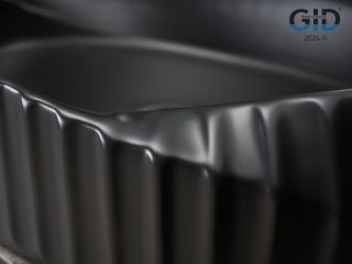 Раковина Gid Bm888 53358 накладная черная матовая 60x38.5x13.5