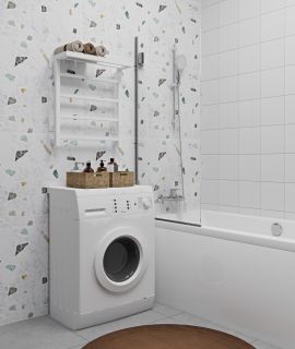 Полотенцесушитель электрический Indigo Forma LEF60-50WMRt с полкой 60x50 см белый матовый