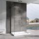 Душевая стенка ABBER Zart 90см хром S91