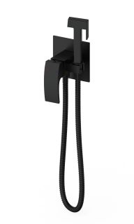 Гигиенический душ со смесителем Wonzon & Woghand Fit WW-88829009-MB чёрный матовый